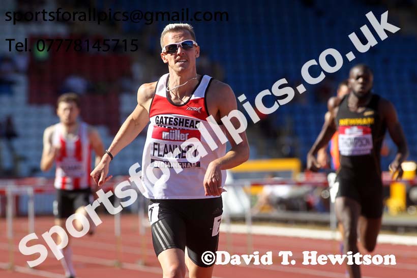 Mens 400 metres hurdles, Muller British Championships, Alexander Stadium, Birmingham. Photo: David T. Hewitson/Sports for All Pics